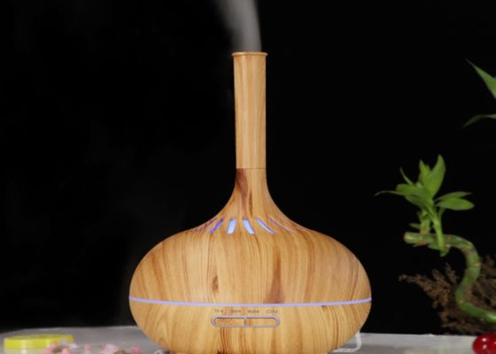 400ML 7 Color LED Lights Electric Essential Oil Diffuser Hollow Transparent Humidifier Multicolor Aromatherapy