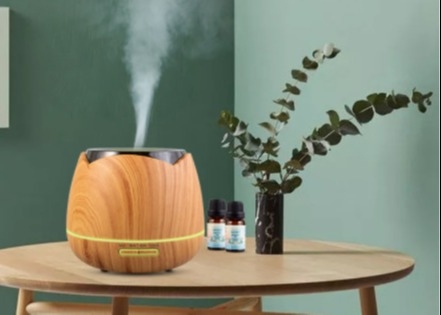 400ml de houten van de de luchtbevochtiger Multifunctionele atmosfeer van de korrel aromatherapy machine van de de lampetherische olie aromatherapy machine