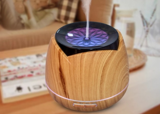 400ml van de de korrel aromatherapy luchtbevochtiger van het huisbureau de imitatie houten van de de kokerhuisvesting luchtbevochtiger van het het bureauhuis